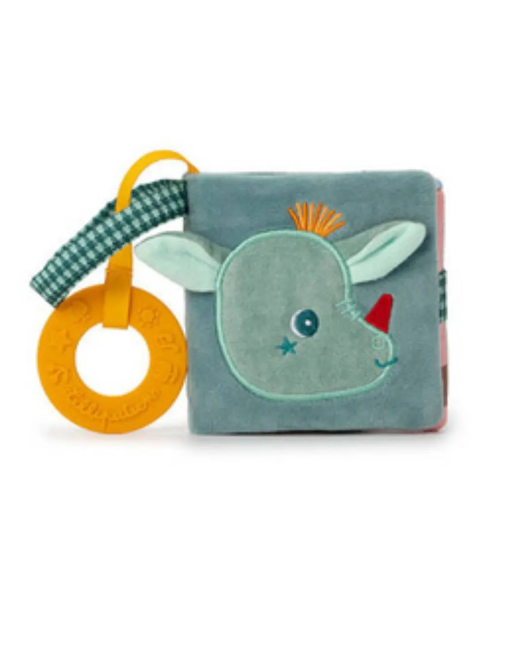 Lilliputiens - miękka książeczka sensoryczna z gryzakiem Smok Joe 6 m+ Lilliputiens - miękka książeczka sensoryczna z gryzakiem Smok Joe 6 m+