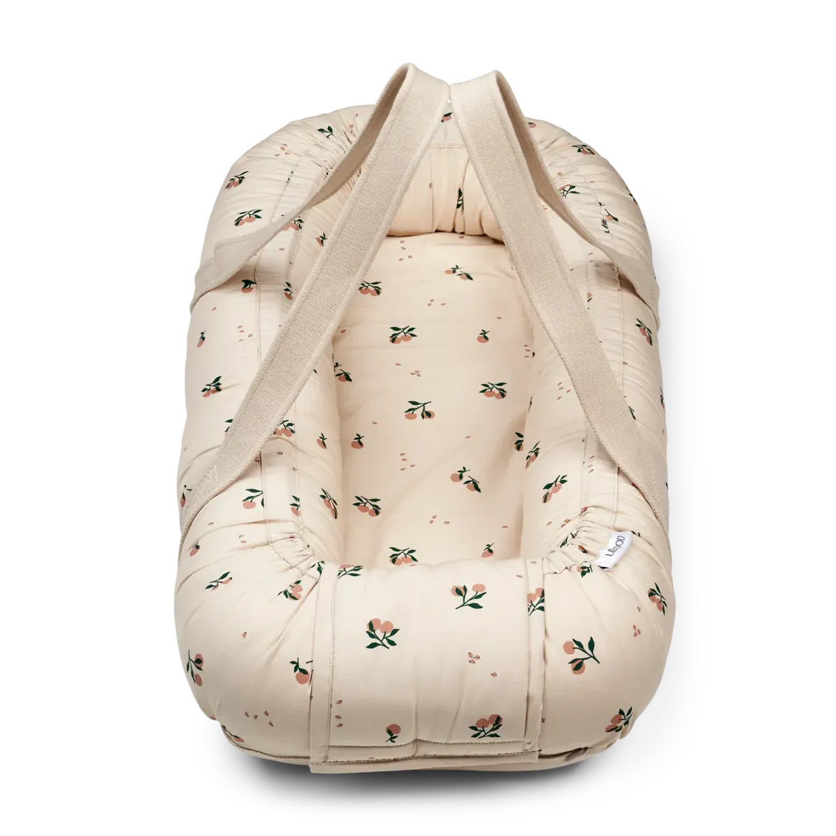 Liewood - kokon niemowlęcy gniazdko Gro Printed Babylift peach sea shell