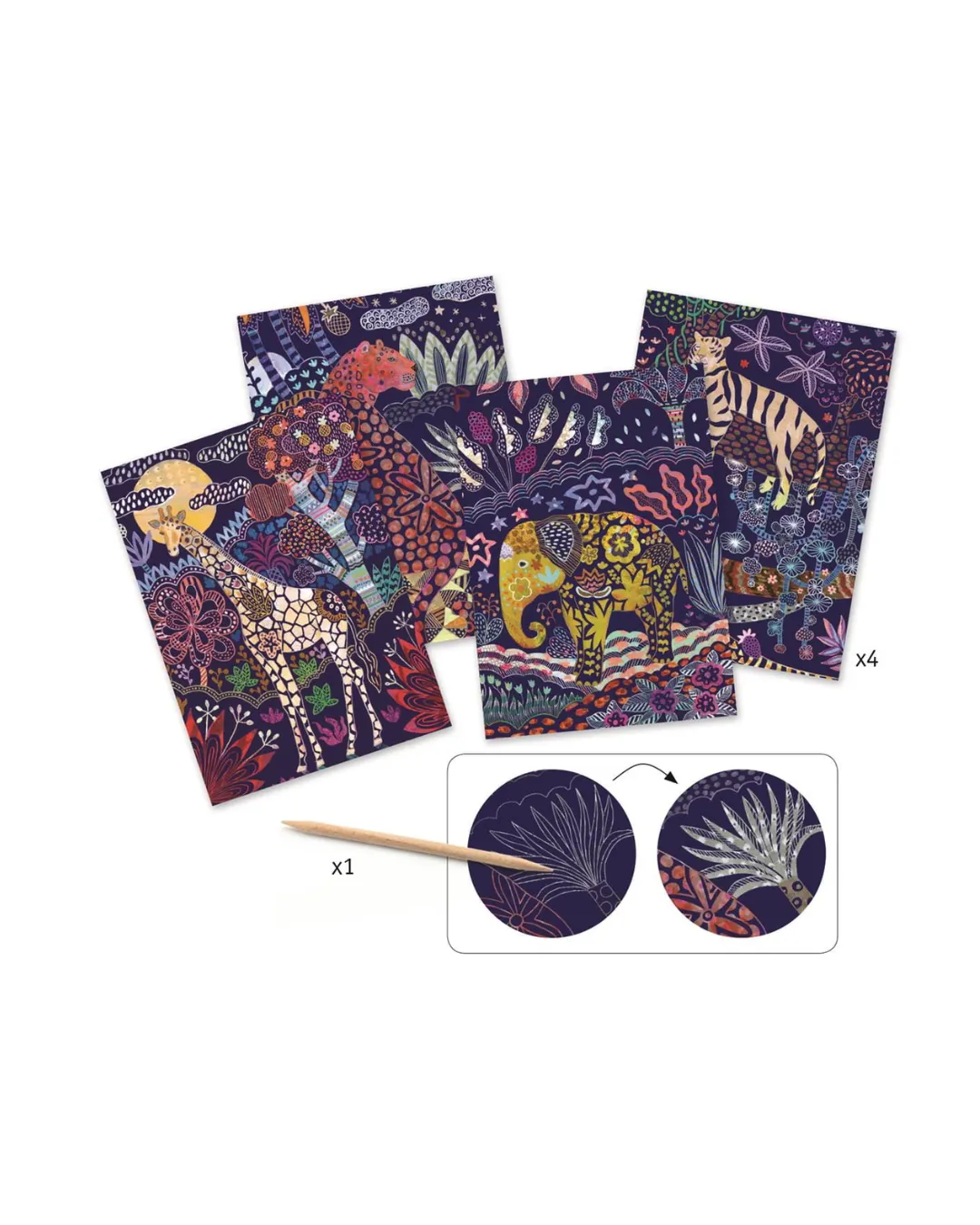 Djeco - wydrapywanka dla dzieci natura