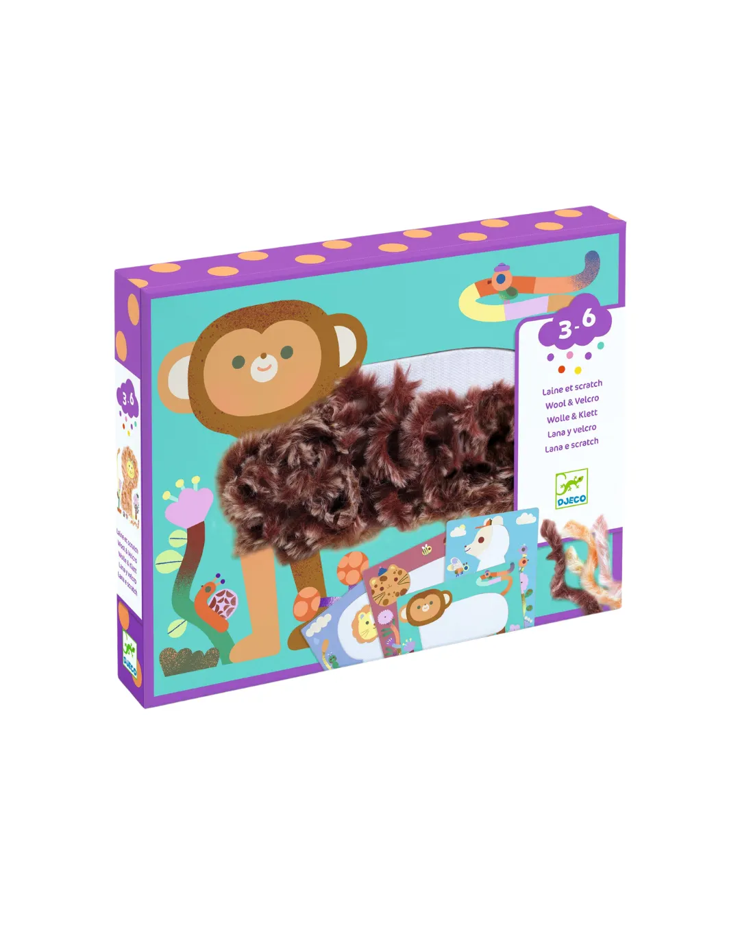 Djeco - zestaw artystyczny Puszyści przyjaciele