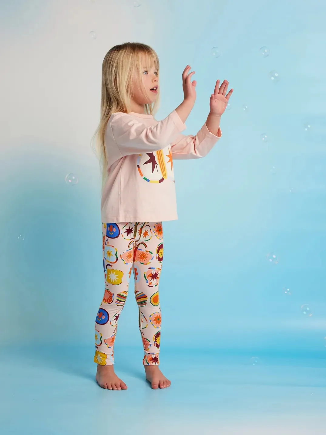 Halcyon Nights - dziecięce legginsy Flutterby Halcyon Nights - dziecięce legginsy Flutterby