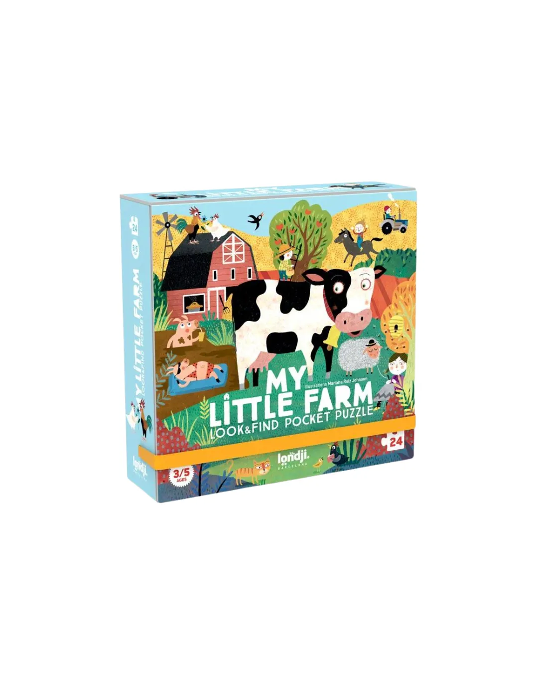 Londji - puzzle kieszonkowe Moja Mała Farma Londji - puzzle kieszonkowe Moja Mała Farma