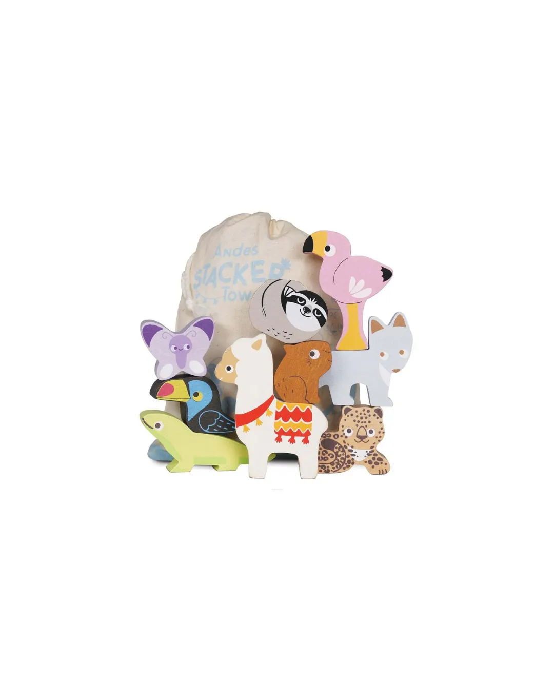 Le Toy Van - Drewniane figurki zwierzątka górskie, zabawka układanka Le Toy Van - Drewniane figurki zwierzątka górskie, zabawka układanka