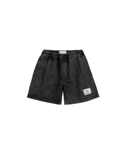 BOBO CHOSES - bermudy szorty dziecięce jeansowe Smiling mid denim dark grey ciemnoszare BOBO CHOSES - bermudy szorty dziecięce jeansowe Smiling mid denim dark grey ciemnoszare