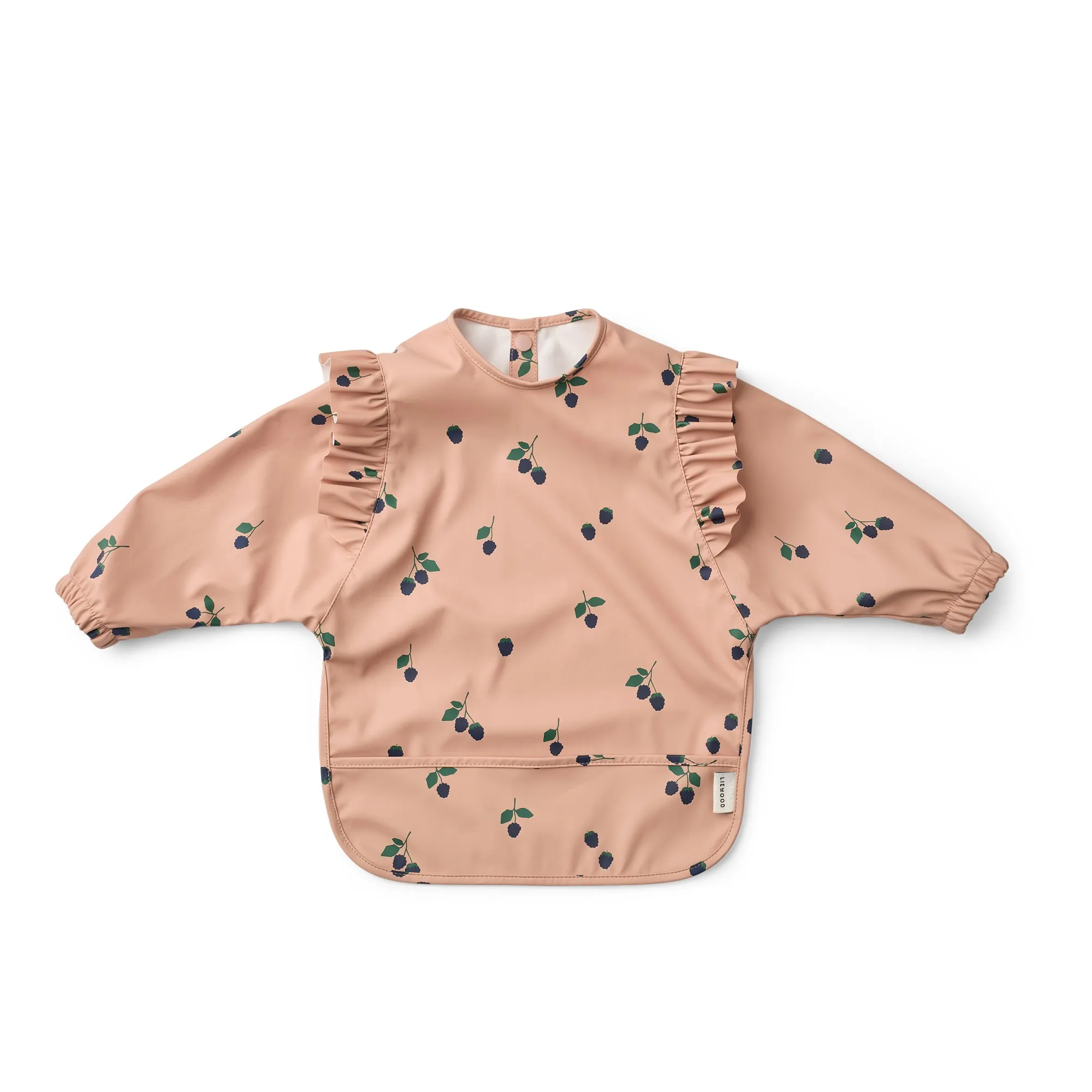 Liewood - śliniak dziecięcy z długim rękawem Merle Ruffle Cape Bib