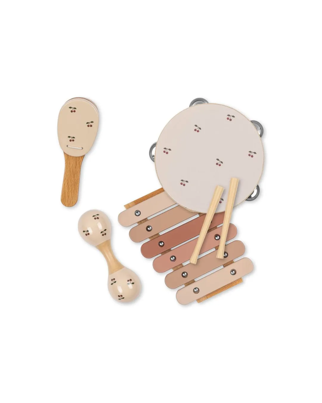 Zestaw instrumentów muzycznych Konges Sløjd Cherry Glossy Zestaw instrumentów muzycznych Konges Sløjd Cherry Glossy