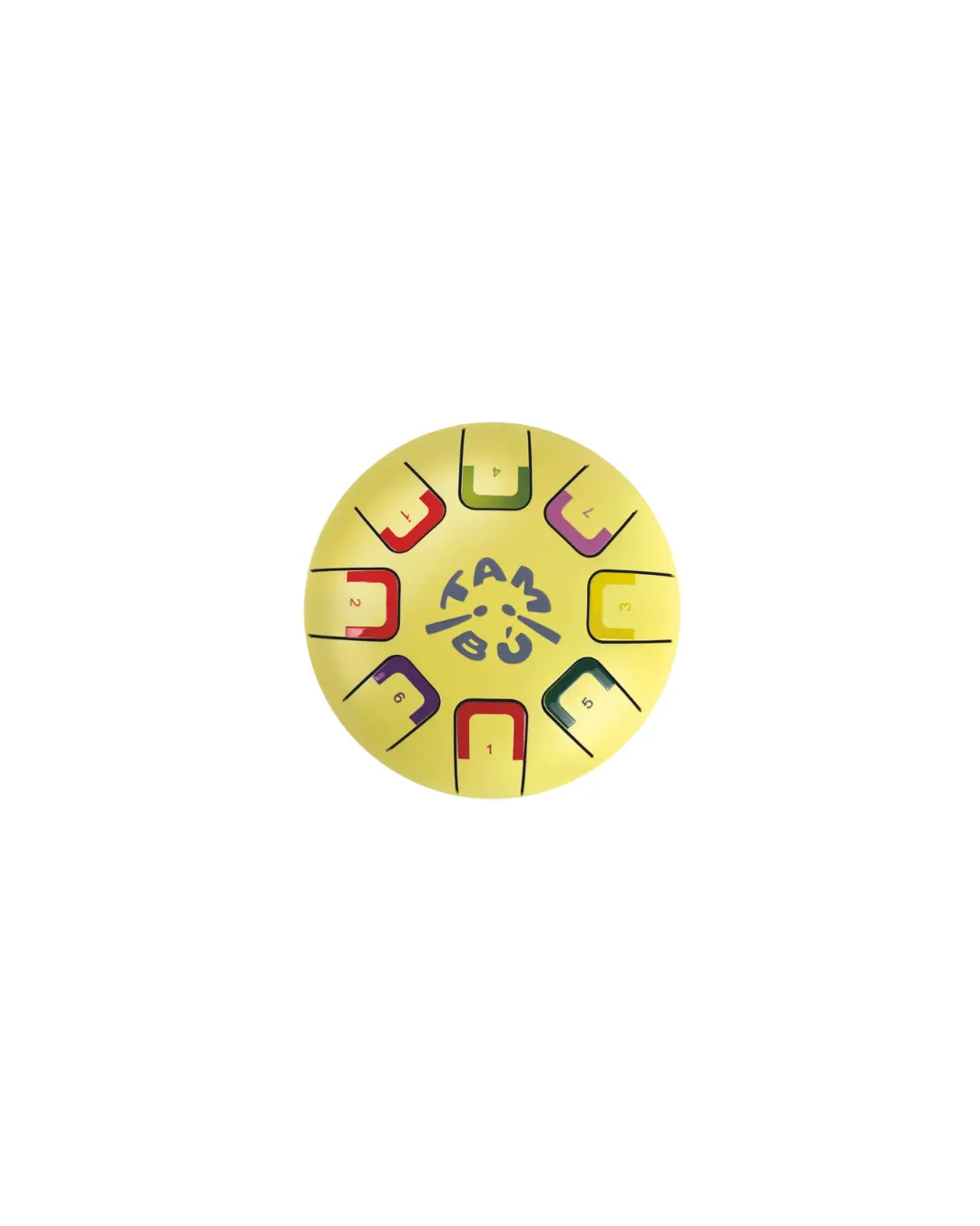 Tambú - bębenek językowy Baby Tambú stalowy 6 calowy 8 tonowy - instrument muzyczny Mellow Yellow Tambú - bębenek językowy Baby Tambú stalowy 6 calowy 8 tonowy - instrument muzyczny Mellow Yellow