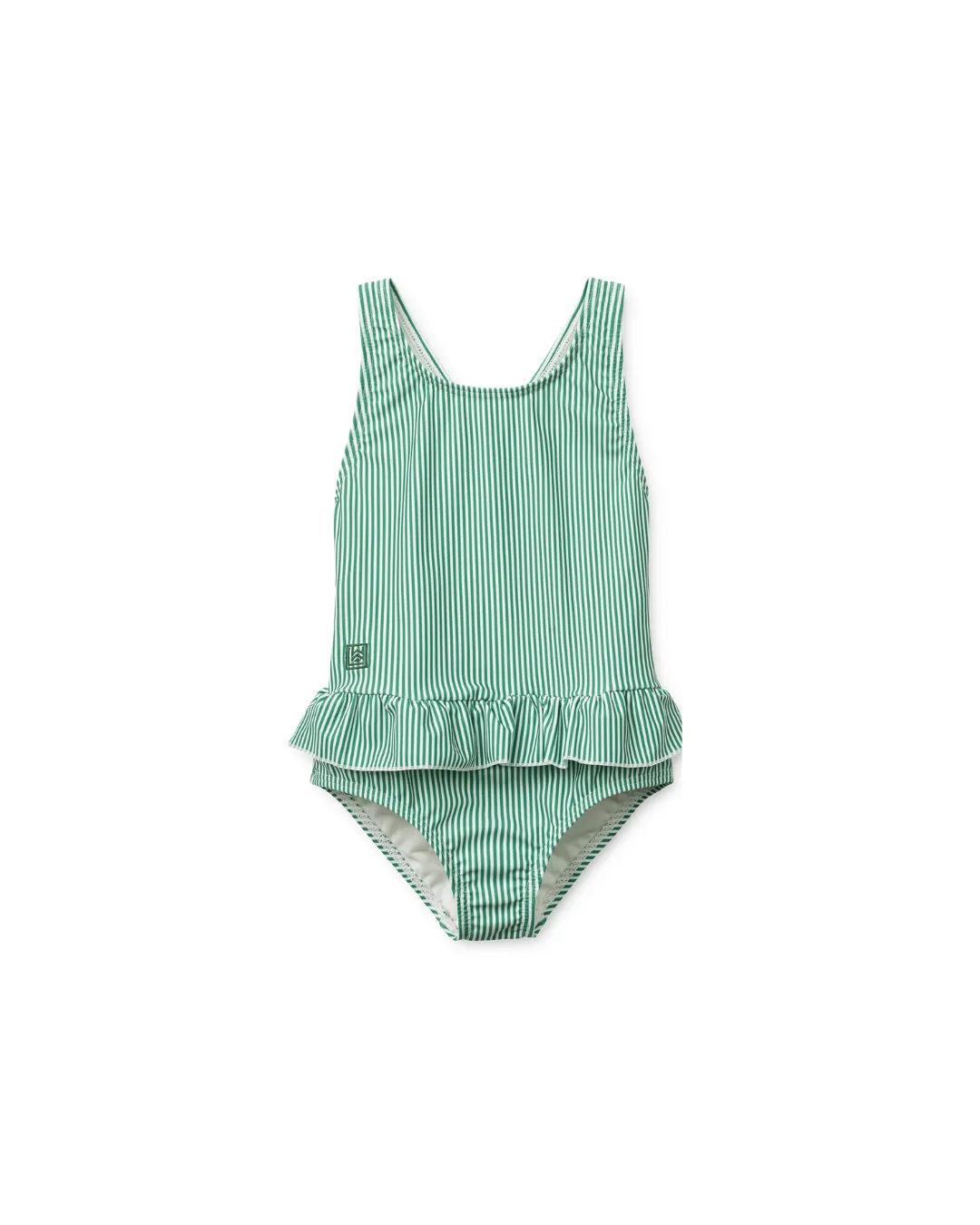 Liewood - jednoczęściowy strój kąpielowy Amara Stripe Bright garden / Creme de la creme