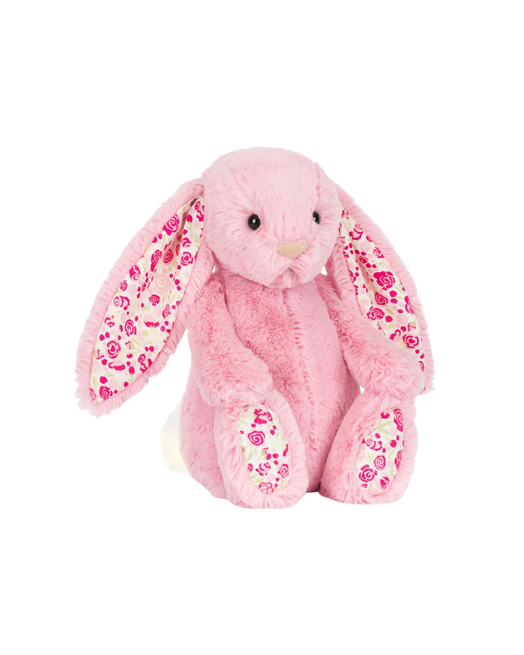Jellycat - króliczek LUX Różowy z Kwiecistymi Uszami
