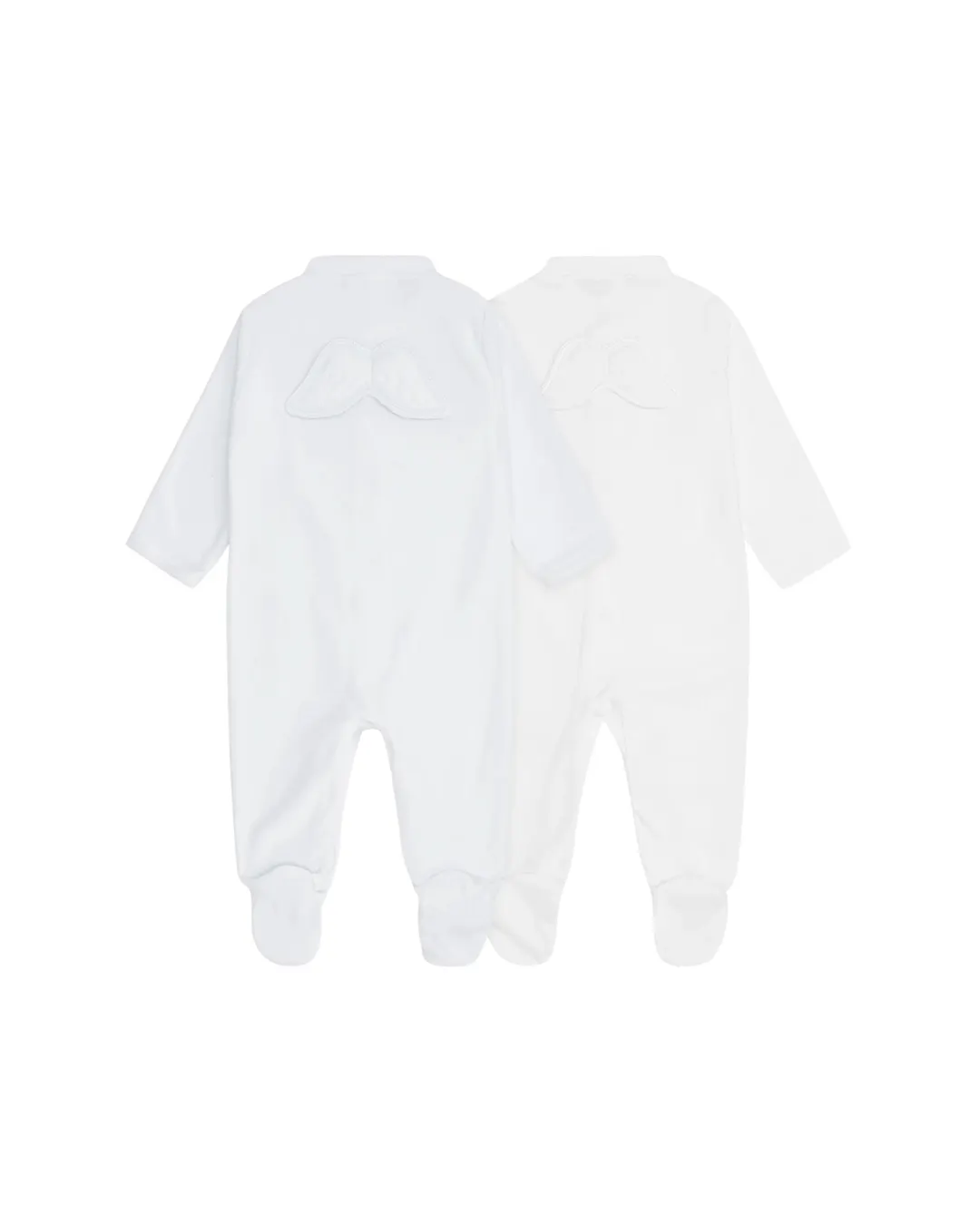 Zestaw 2 pajacyków niemowlęcych Marie-Chantal Pointelle Angel Wing Niebieski Zestaw 2 pajacyków niemowlęcych Marie-Chantal Pointelle Angel Wing Niebieski