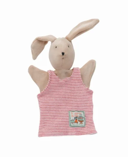 Moulin Roty – zestaw pacynek: świnka i królik