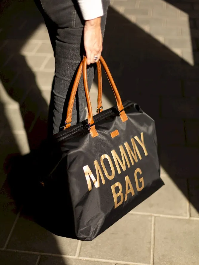 Childhome - Torba Mommy Bag Czarno-Złota Childhome - Torba Mommy Bag Czarno-Złota