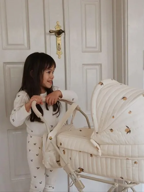 Konges Sløjd - wózek dla lalek retro Doll Pram Lemon