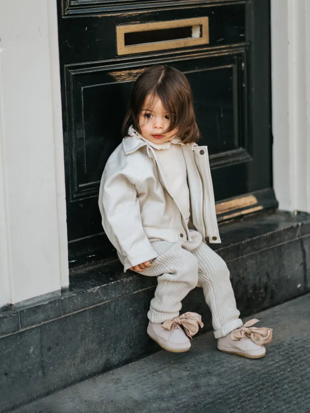 Donsje - spodnie dla malucha Brinkley Trousers White Sand Donsje - spodnie dla malucha Brinkley Trousers White Sand