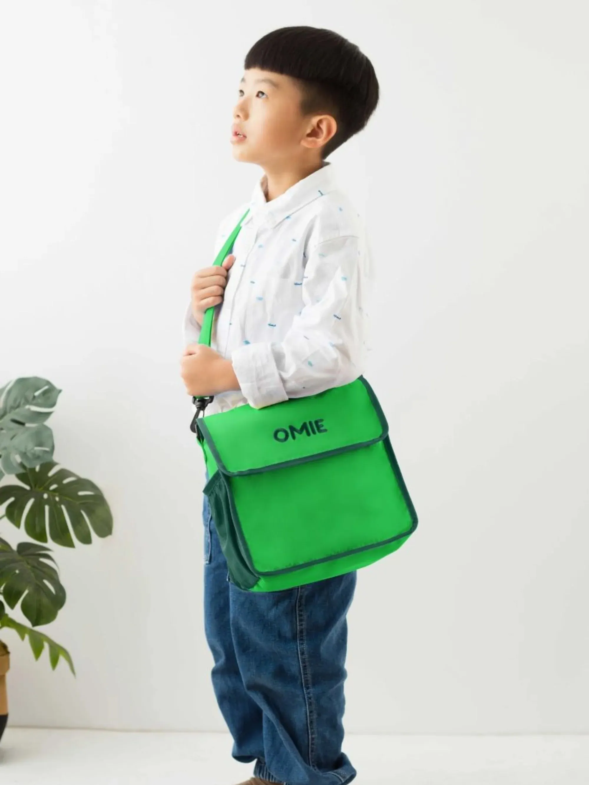 OMIE - OMIETOTE torba lunchowa dla dzieci Green OMIE - OMIETOTE torba lunchowa dla dzieci Green