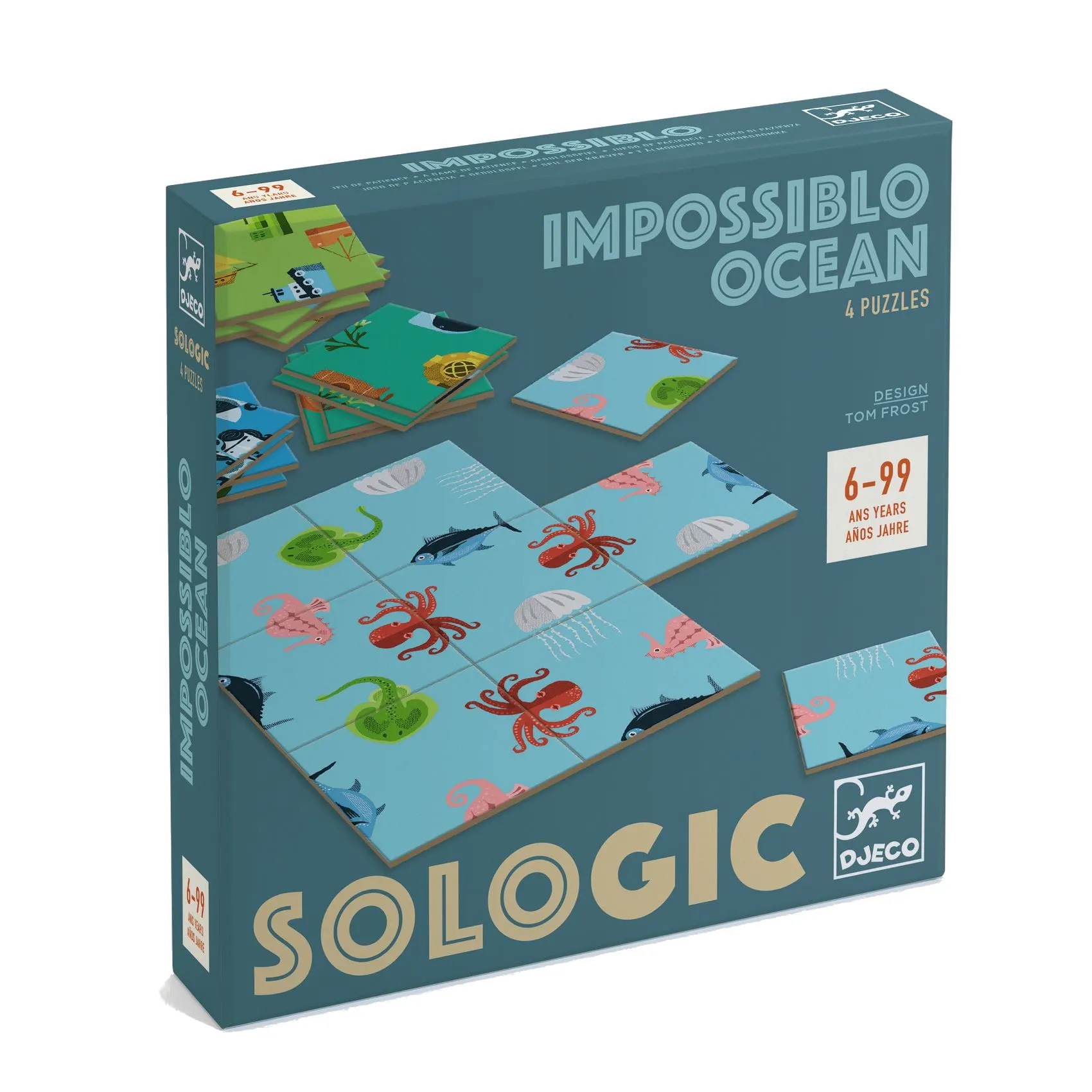 Djeco - gra logiczna dla dzieci Sologic Impossiblo Ocean Djeco - gra logiczna dla dzieci Sologic Impossiblo Ocean