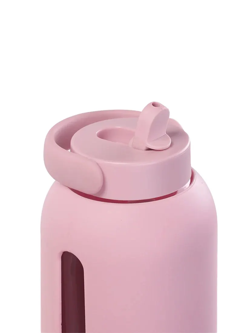 Bink - szklana butelka Bink Big 1000ml Pink