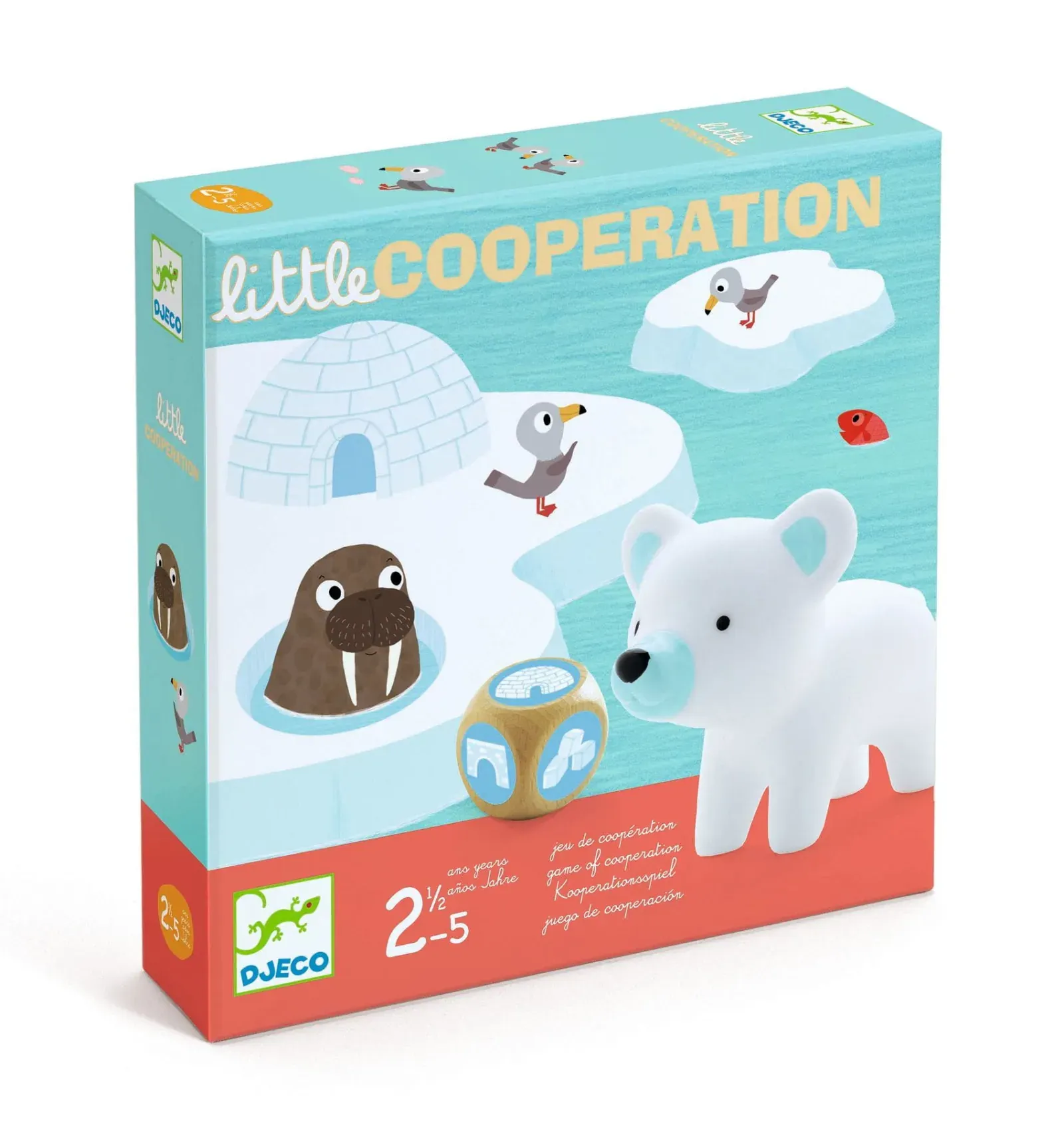 Djeco - gra kooperacyjna dla dzieci Zwierzaki na Arktyce