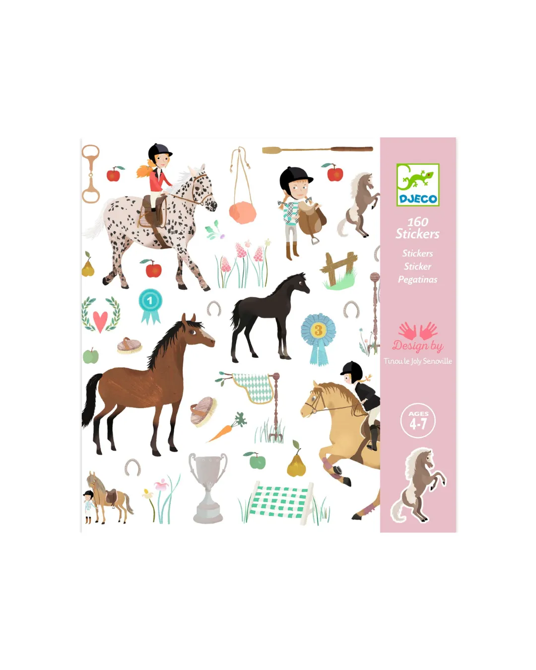 Djeco - naklejki konie Djeco - naklejki konie