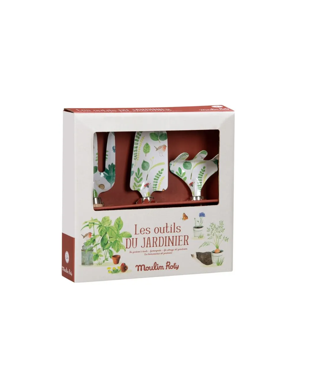 Moulin Roty - zestaw 3 narzędzi ogrodniczych Le Jardin du Moulin Moulin Roty - zestaw 3 narzędzi ogrodniczych Le Jardin du Moulin