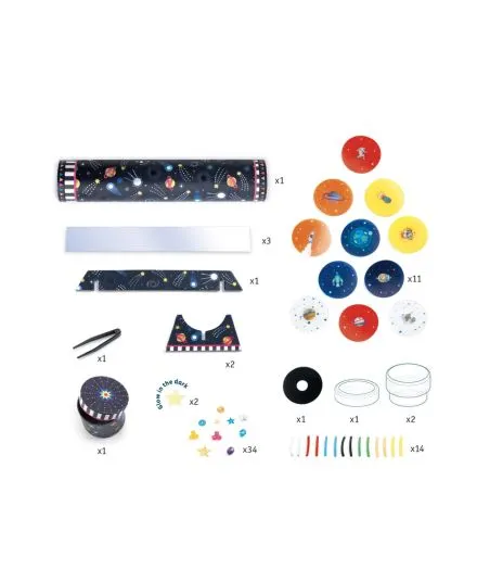 Djeco - zestaw zrób to sam - kalejdoskop Kosmos Djeco - zestaw zrób to sam - kalejdoskop Kosmos