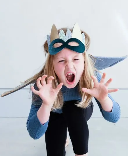 Mimi & Lula - aksamitna maska Smok Mimi & Lula - aksamitna maska Smok