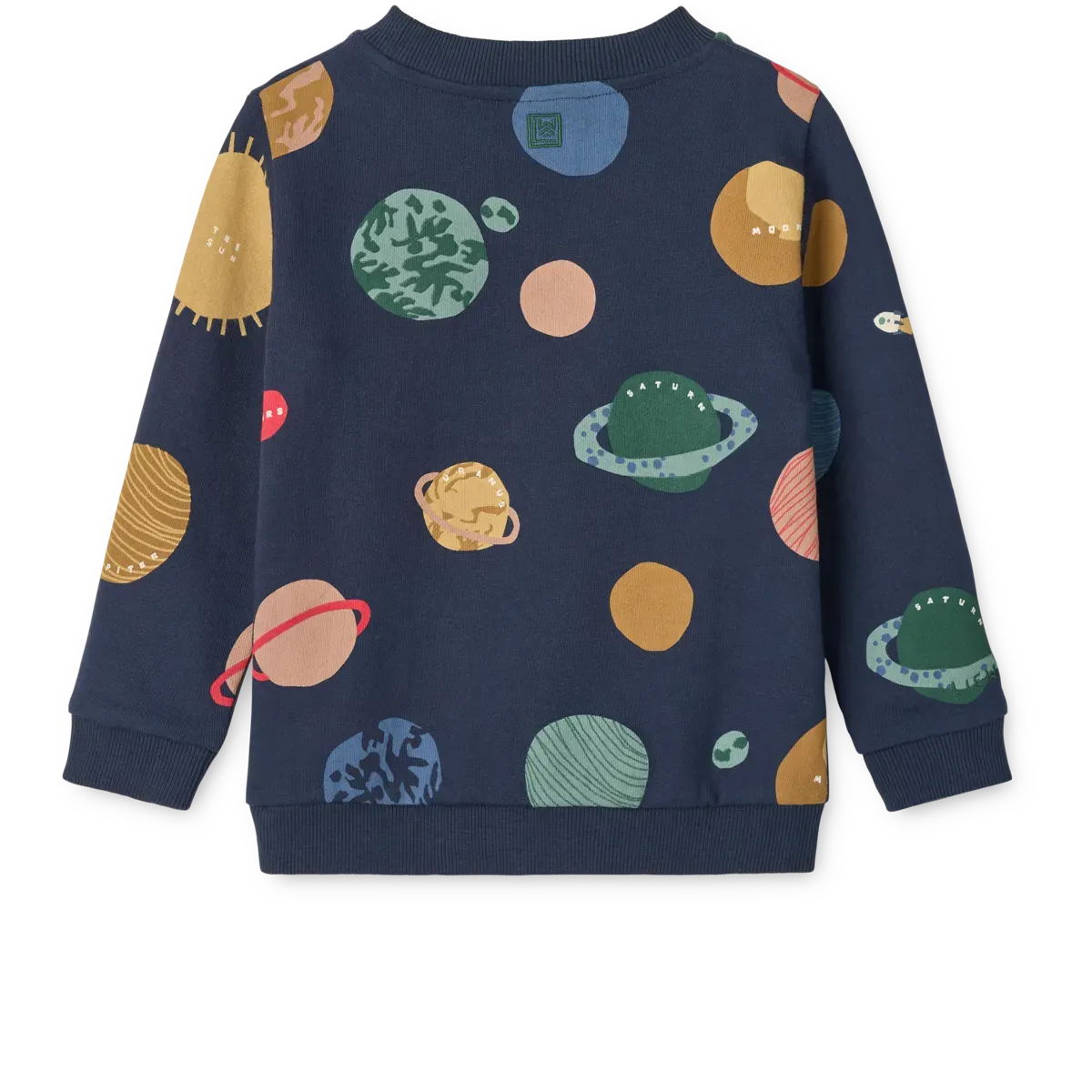 Liewood - bluza z nadrukiem Thora Printed Sweatshirt Universe / Classic navy