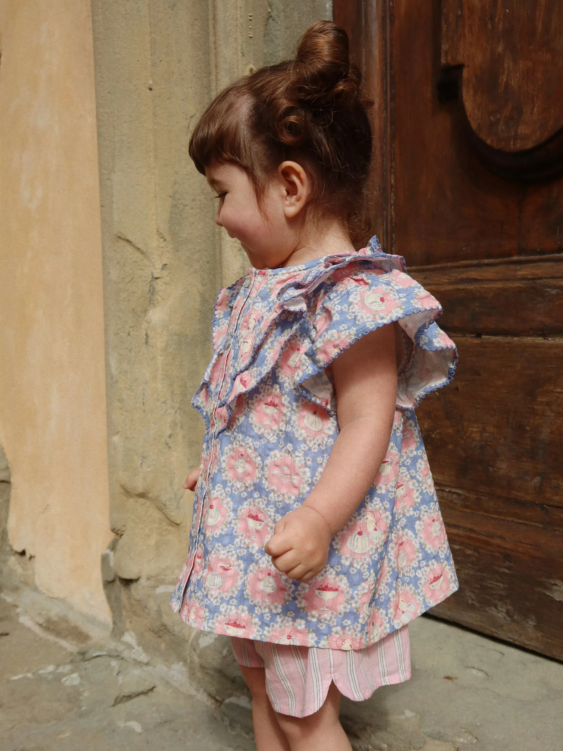 Konges Sløjd - koszula Kim Frill GOTS Snack Time