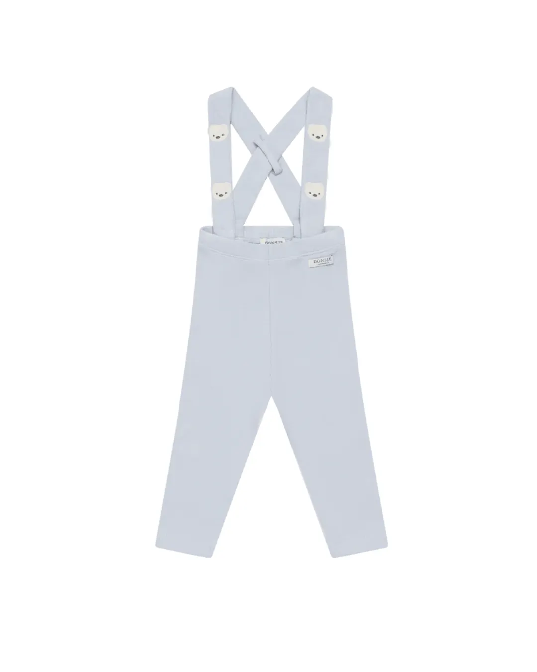 Donsje - legginsy dziecięce z szelkami Doutie Leggings Ice Blue