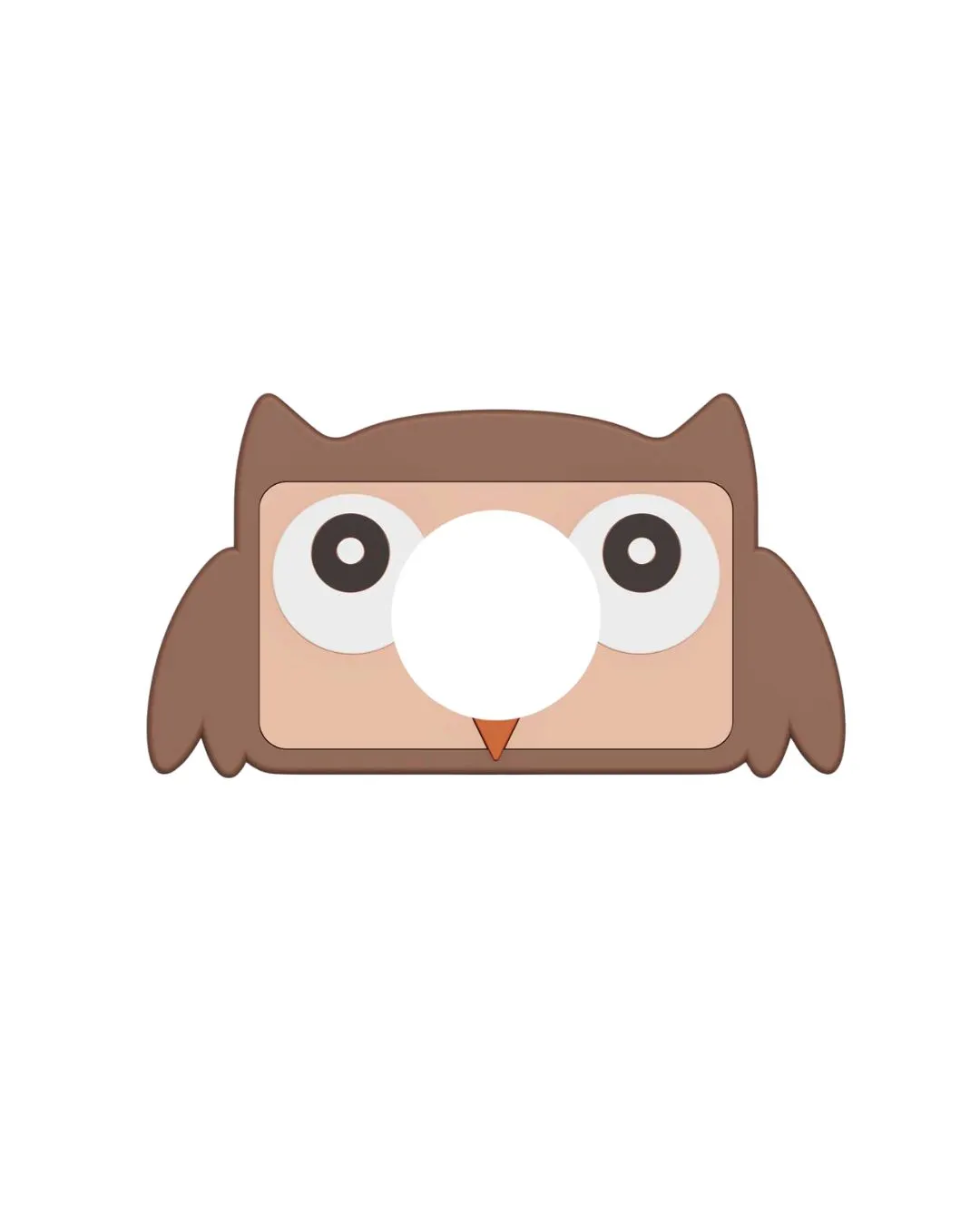 The ZooFamily - etui silikonowe na aparat z serii Zoo Friends Sowa