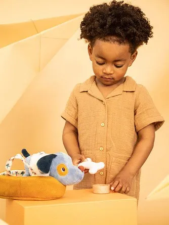 Lilliputiens - przytulanka piesek z koszyczkiem i akcesoriami Piesek Jules 12 m+ Lilliputiens - przytulanka piesek z koszyczkiem i akcesoriami Piesek Jules 12 m+