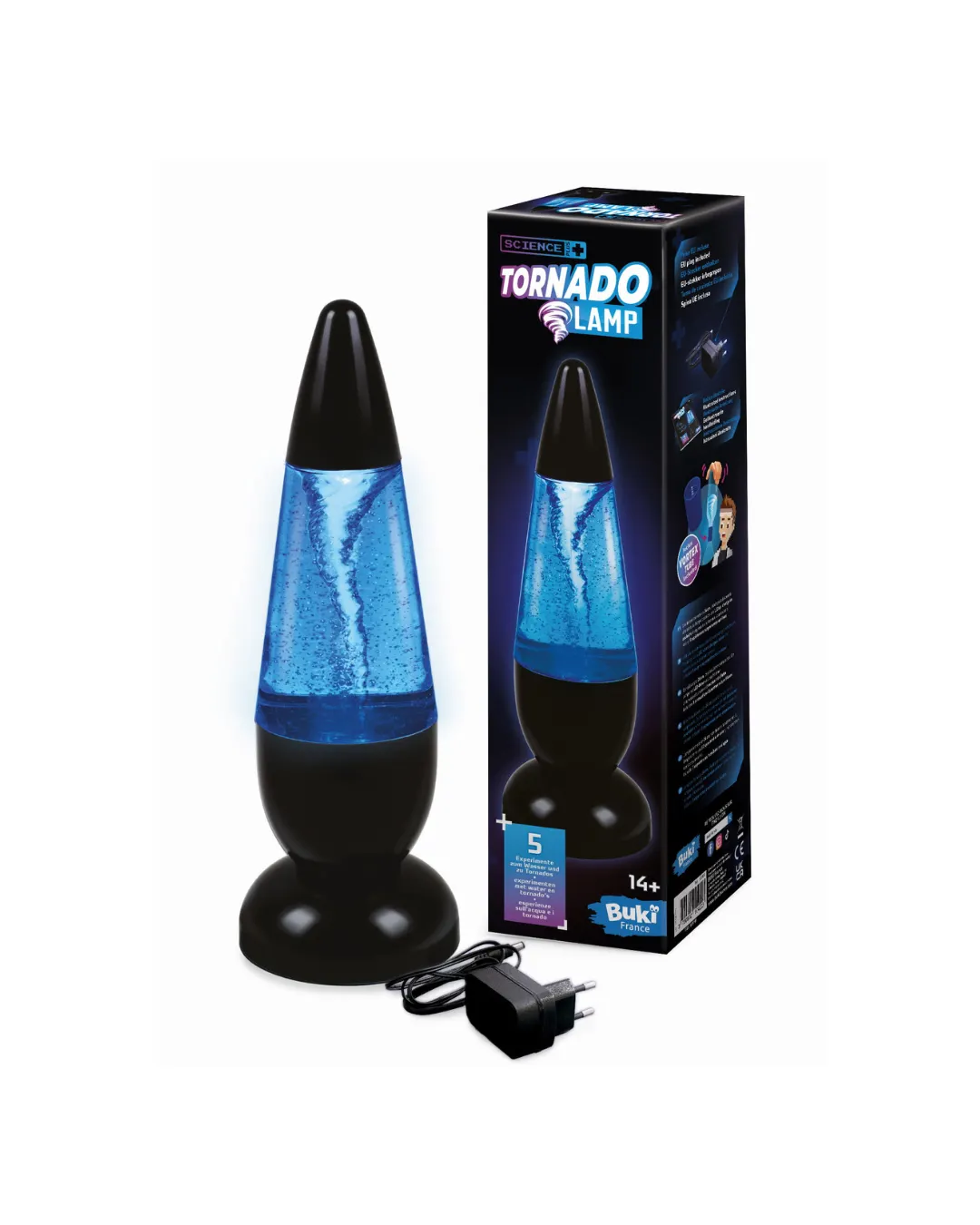 Buki - lampa tornado + 5 doświadczeń Buki - lampa tornado + 5 doświadczeń