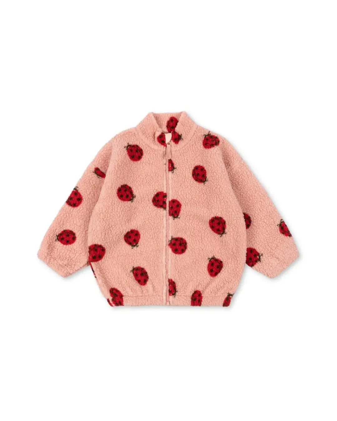 Konges Sløjd - kurtka dziecięca Jody Teddy Jacket GRS Ladybug Pink Konges Sløjd - kurtka dziecięca Jody Teddy Jacket GRS Ladybug Pink