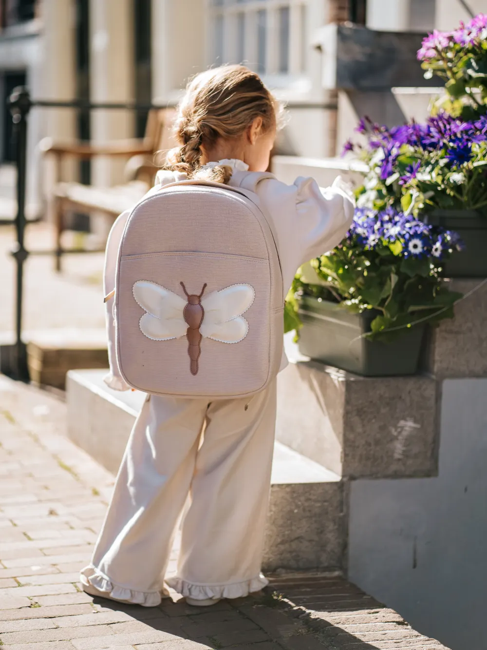 Donsje - spodnie dziewczęce Aiklien Soft Taupe Donsje - spodnie dziewczęce Aiklien Soft Taupe