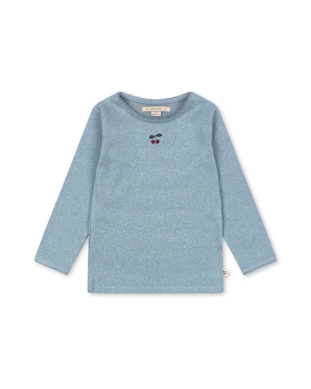 Konges Sløjd - prążkowana bluzka dziecięca ROLI Blouse Sleet Konges Sløjd - prążkowana bluzka dziecięca ROLI Blouse Sleet