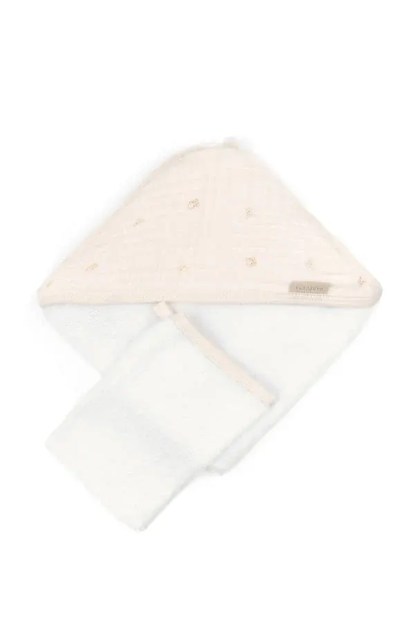 Bamboom - bambusowy ręcznik z kapturem + rękawica frotte do mycia Animal Friends Bamboom - bambusowy ręcznik z kapturem + rękawica frotte do mycia Animal Friends