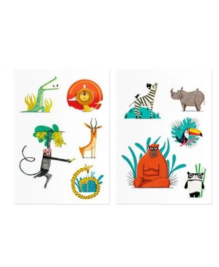 Londji - tatuaże zmywalne dla dzieci Dżungla Londji - tatuaże zmywalne dla dzieci Dżungla