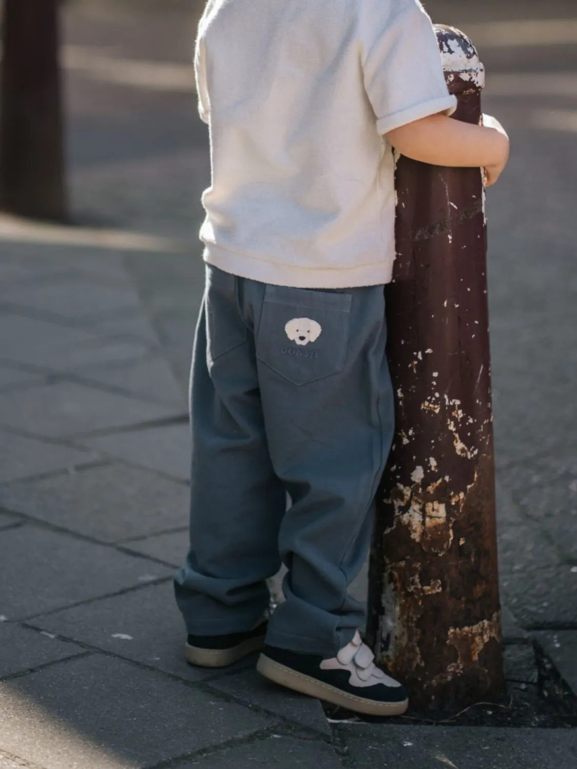 Donsje - spodnie dziecięce Santy Trousers Golden Retriever Dark Spruce