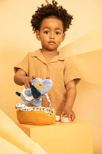 Lilliputiens - przytulanka piesek z koszyczkiem i akcesoriami Piesek Jules 12 m+ Lilliputiens - przytulanka piesek z koszyczkiem i akcesoriami Piesek Jules 12 m+