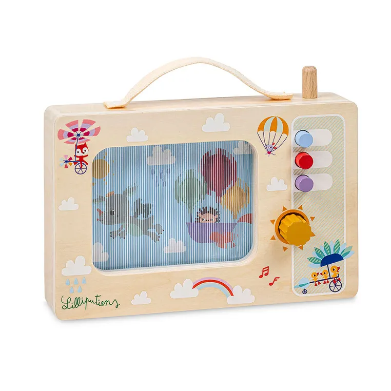 Lilliputiens - Drewniana animowana pozytywka Smok Joe