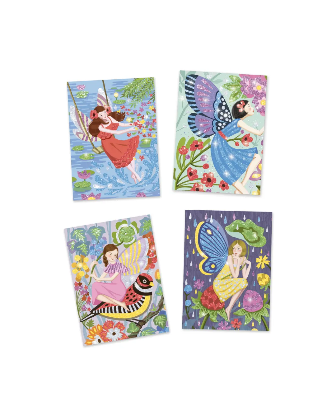 Djeco - zestaw artystyczny z brokatem Wróżki