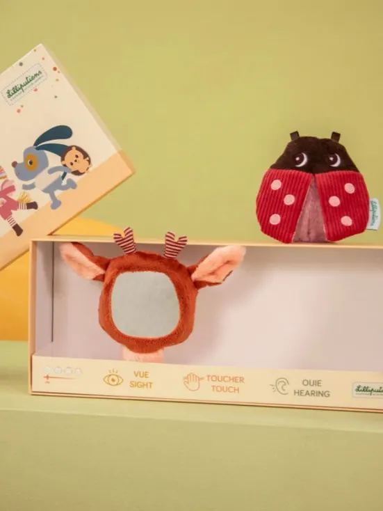 Lilliputiens - zestaw rozwijający zmysły multisensoryczny Jednorożec Lena 0 m+