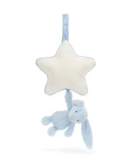 Jellycat - króliczek z gwiazdką i pozytywką niebieski 30 cm Jellycat - króliczek z gwiazdką i pozytywką niebieski 30 cm