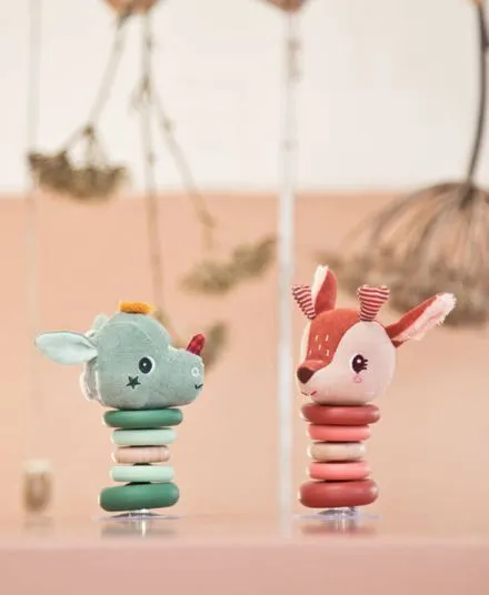 Lilliputiens - grzechotka z przyssawką Smok Joe Lilliputiens - grzechotka z przyssawką Smok Joe