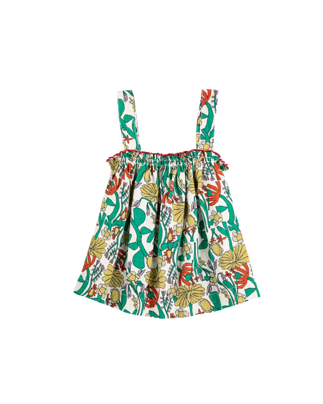 BOBO CHOSES - top dziewczęcy na ramiączka Color Herbalist All Over