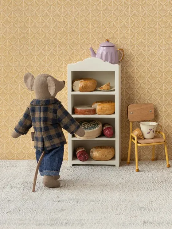 Maileg - brązowa koszula w kratę i spodnie, tata mysz Maileg - brązowa koszula w kratę i spodnie, tata mysz