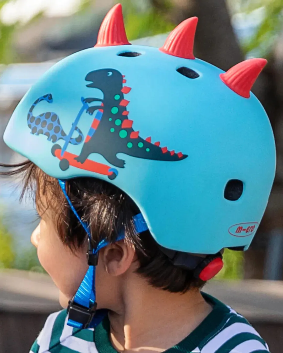 Micro - kask dziecięcy 3D Scootersaurus S