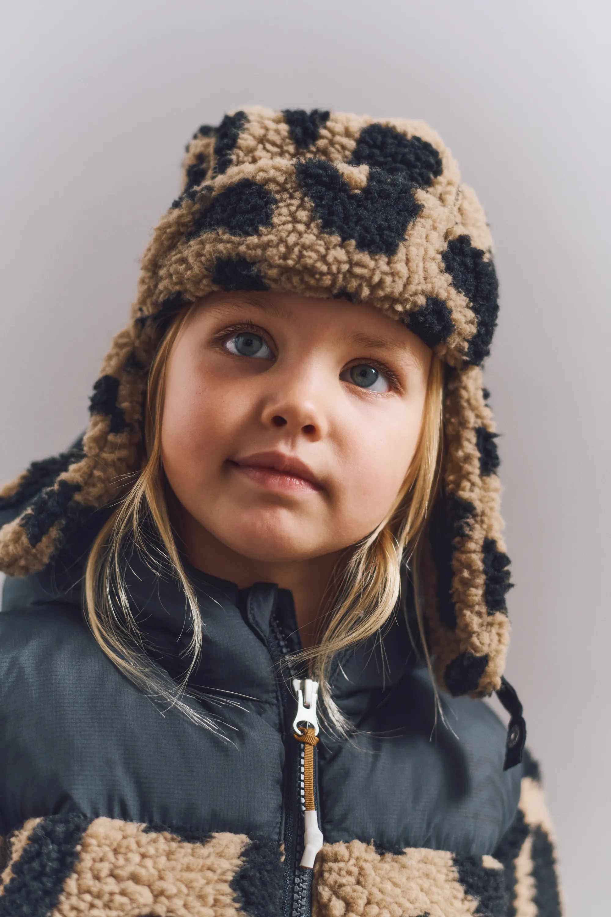 Liewood - czapka z polaru Bravo Pile Hat Mega Leo