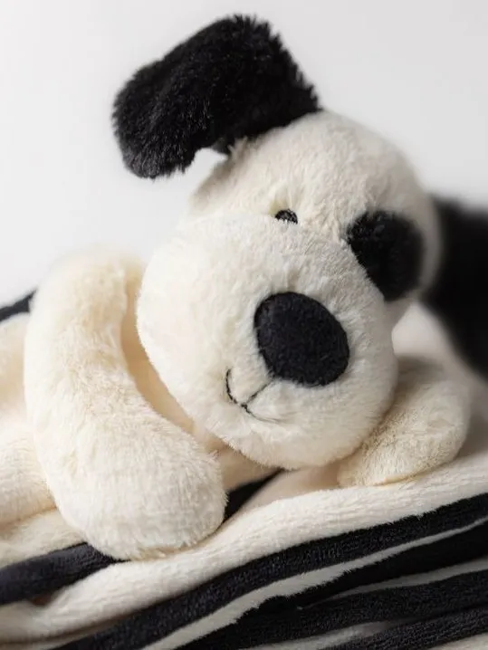 Jellycat - Łaciaty Piesek Kremowy Kocyk 70 cm Jellycat - Łaciaty Piesek Kremowy Kocyk 70 cm