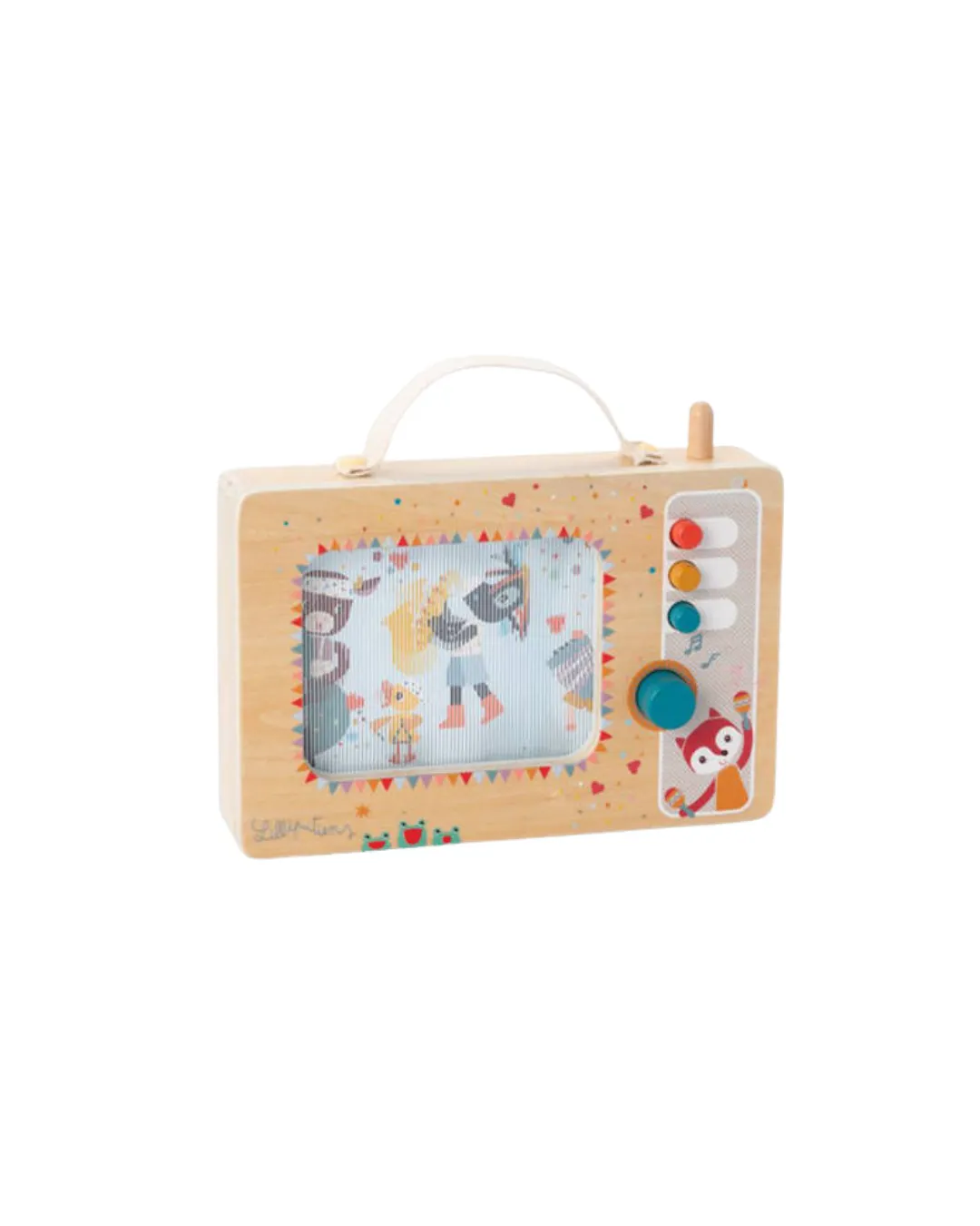 Lilliputiens - drewniana pozytywka Telewizor Lilliputiens - drewniana pozytywka Telewizor